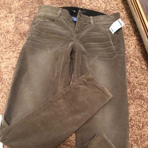 Green skinny leg corduroy pants by Maurice’s